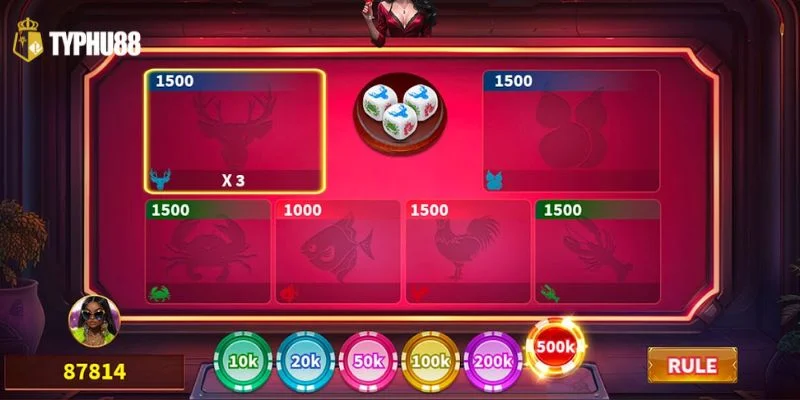 Hướng dẫn cách tham gia đặt cược game bầu cua tại nhà cái TYPHU88.
